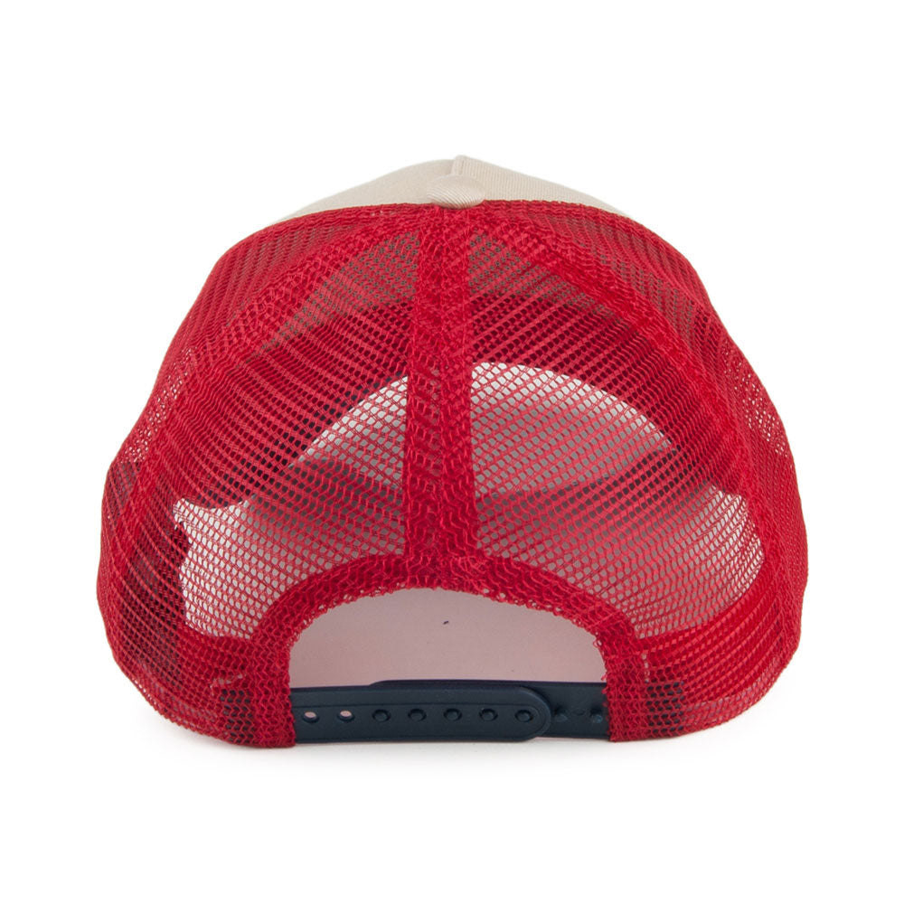 Barbour International SMQ Trucker Cap - Navy-Red