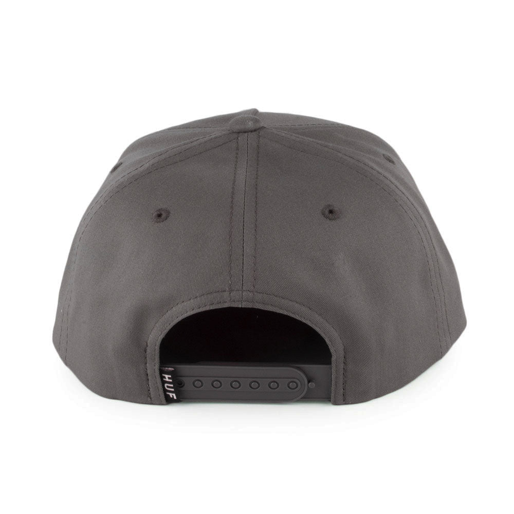 HUF Triple Triangle Snapback Cap - Charcoal