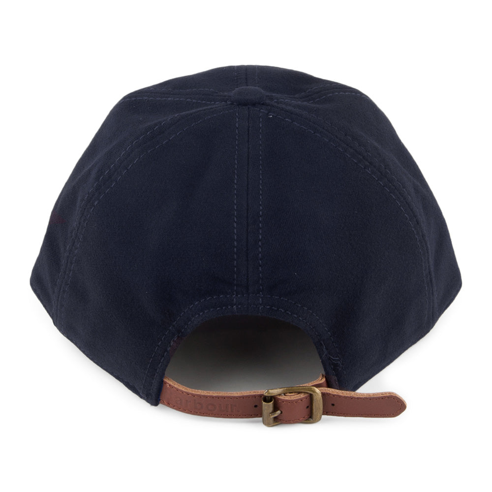 Barbour Hats Moleskin Baseball Cap - Navy Blue