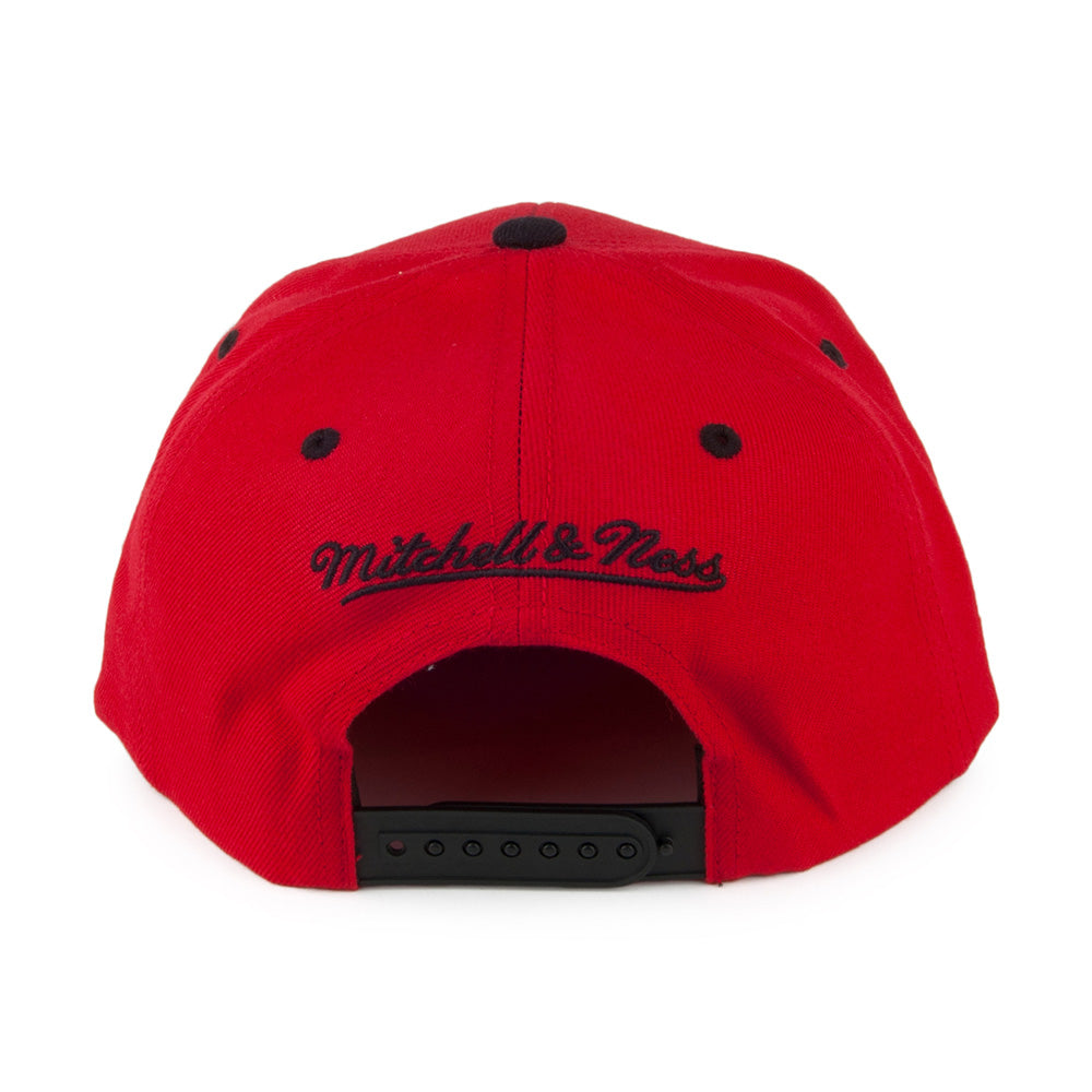 Mitchell & Ness Chicago Bulls Snapback Cap - Zig Zag - Red-Black