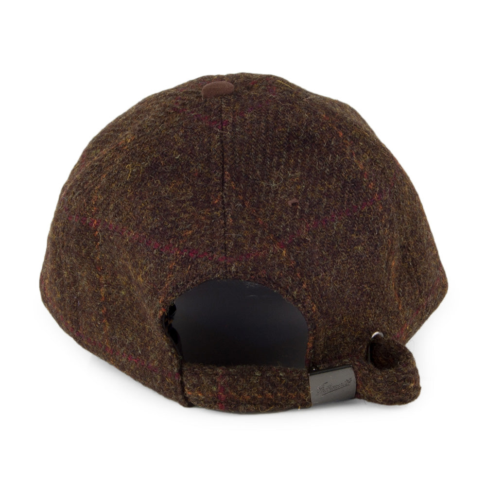 Failsworth Hats HARRIS TWEED Baseball Cap - Peat