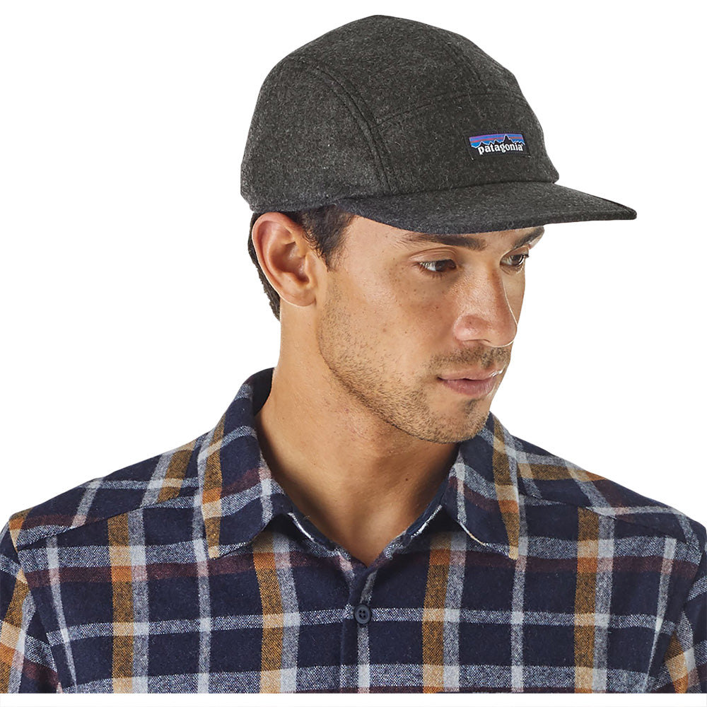 Patagonia Hats Recycled Wool 5 Panel Cap - Grey