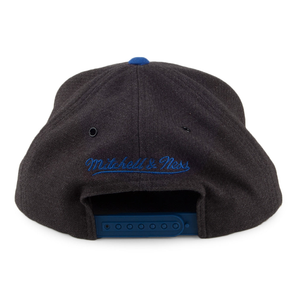 Mitchell & Ness Golden State Warriors Snapback Cap - Woven Reflective - Charcoal-Blue