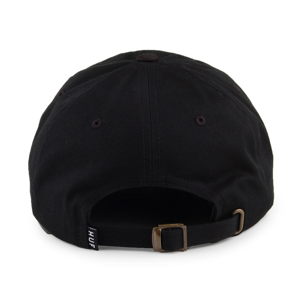 HUF Love Curved Visor Baseball Cap - Black