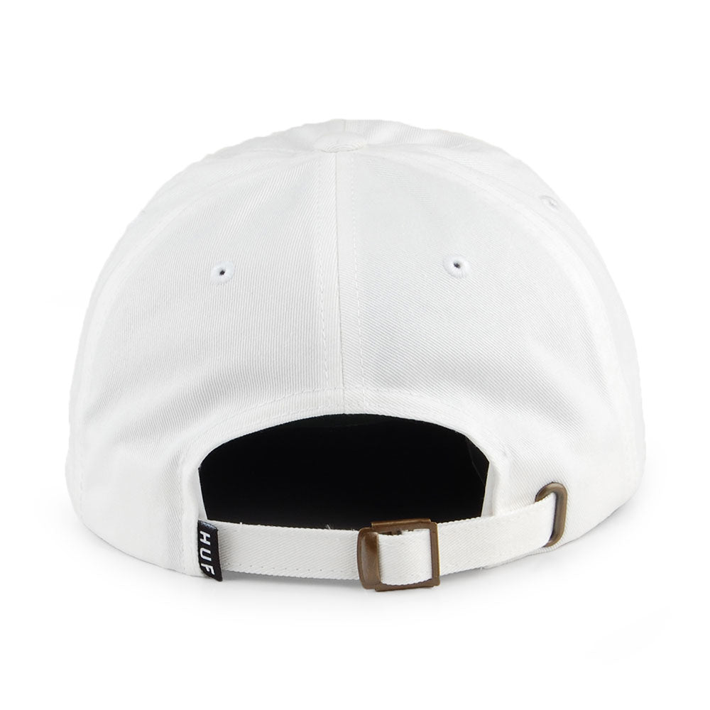 HUF Love Curved Visor Baseball Cap - White