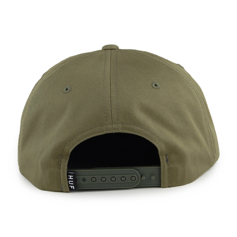 HUF Triple Triangle Snapback Cap - Olive