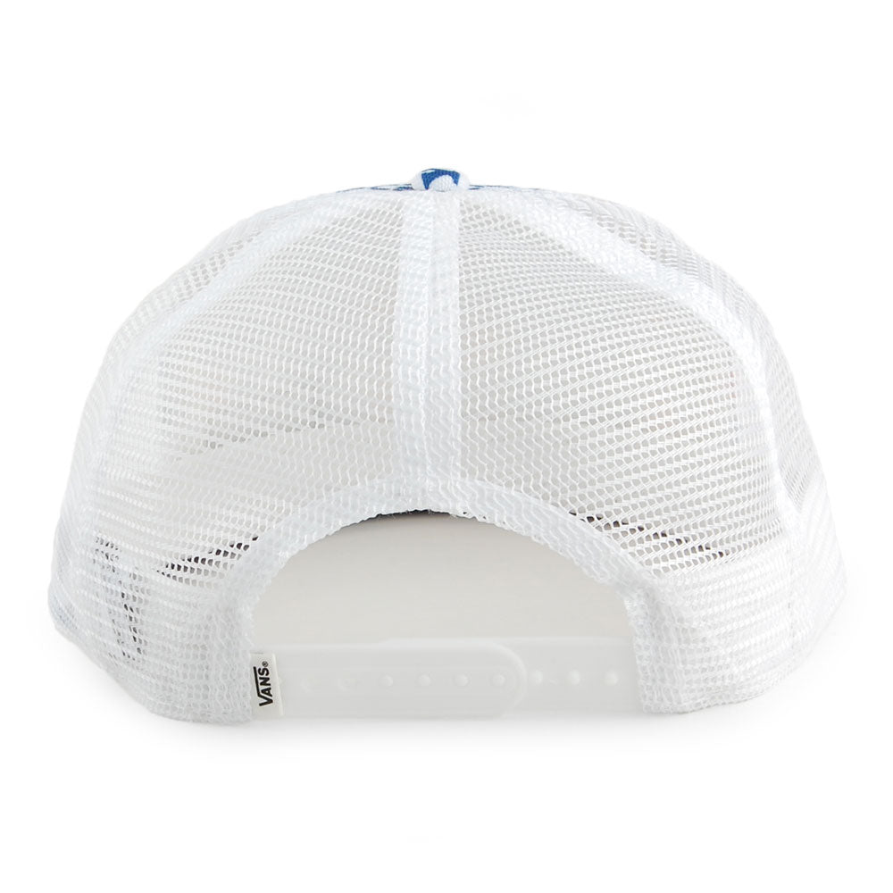 Vans Womens Beach Bound I Love My Vans Trucker Cap - White-Blue