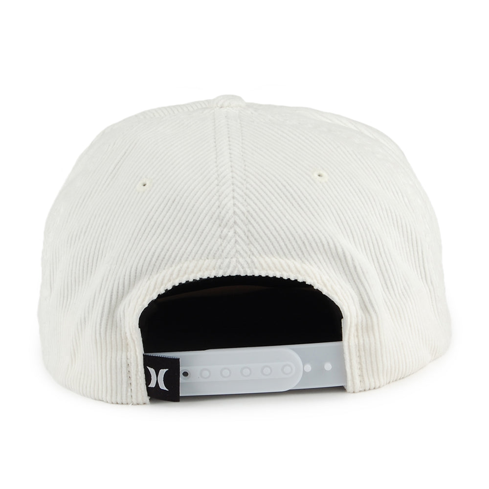 Hurley Hats Julian Squeezy Snapback Cap - White