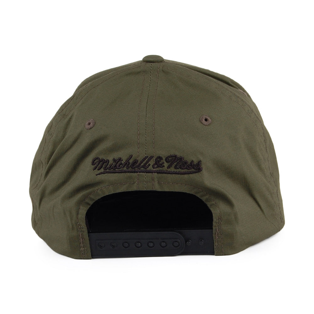 Mitchell & Ness L.A. Lakers Ripstop Snapback Cap - Battle - Army Green