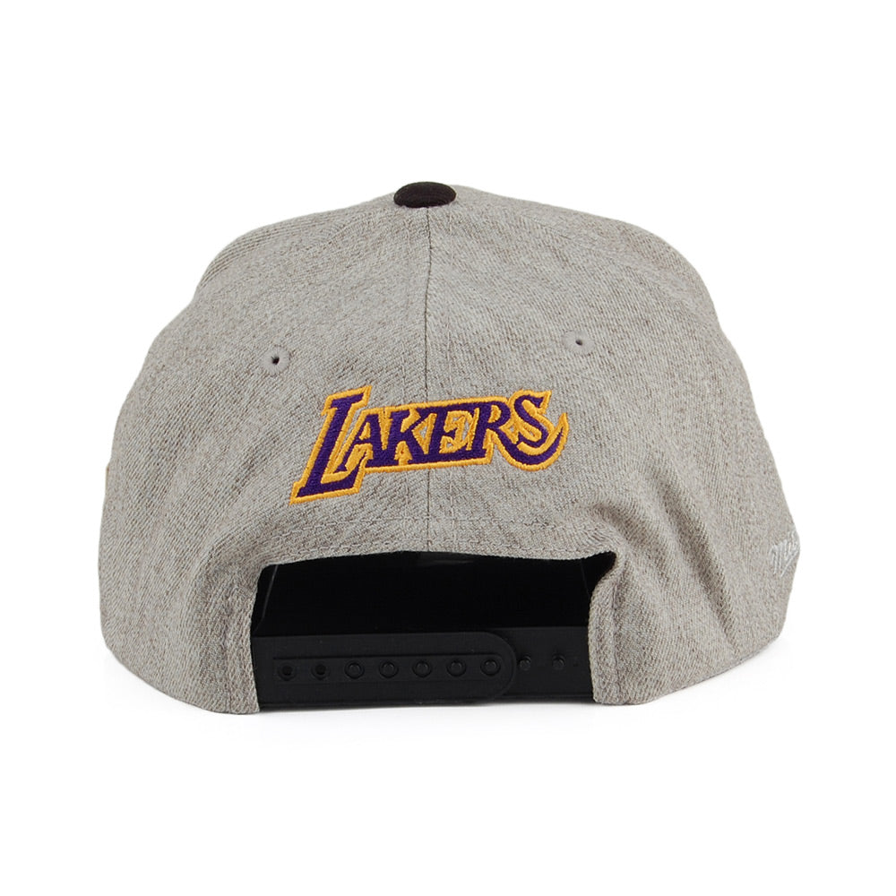 Mitchell & Ness L.A. Lakers Snapback Cap - Hometown - Grey-Black