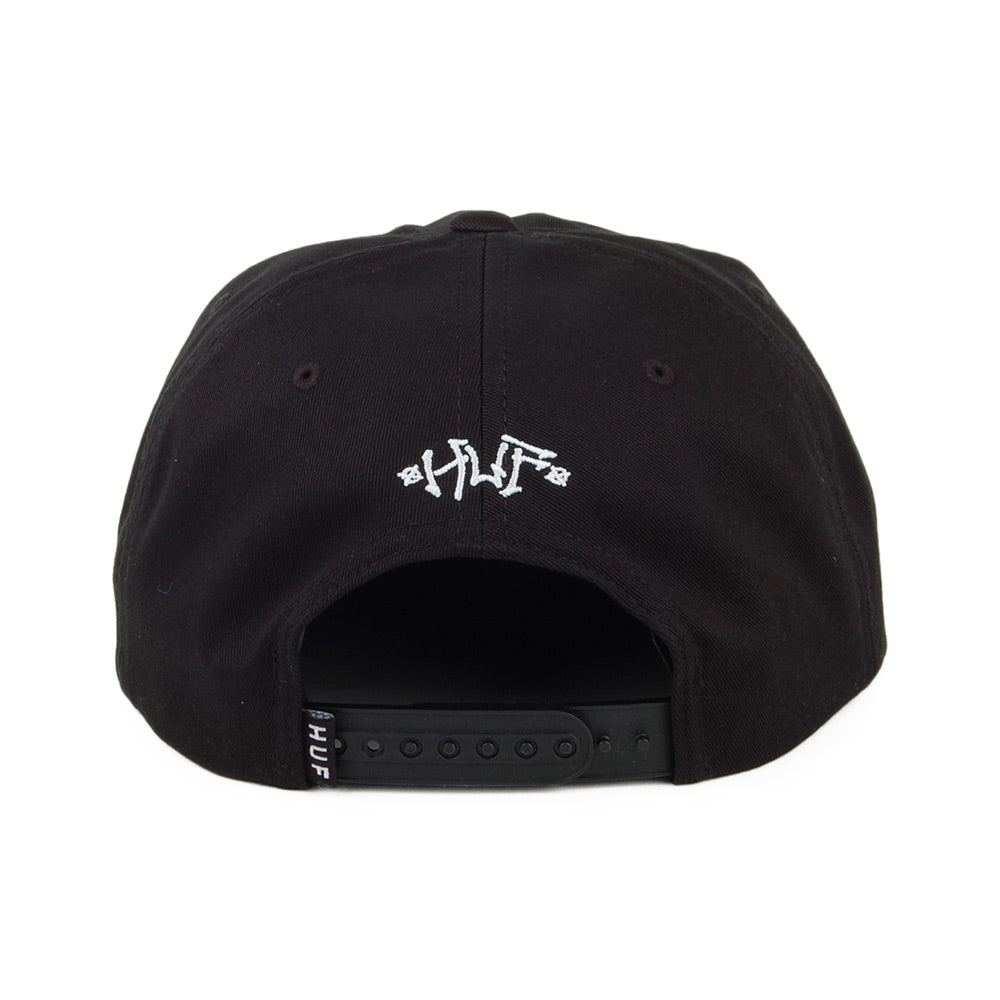 HUF Bone Classic H Snapback Cap - Black