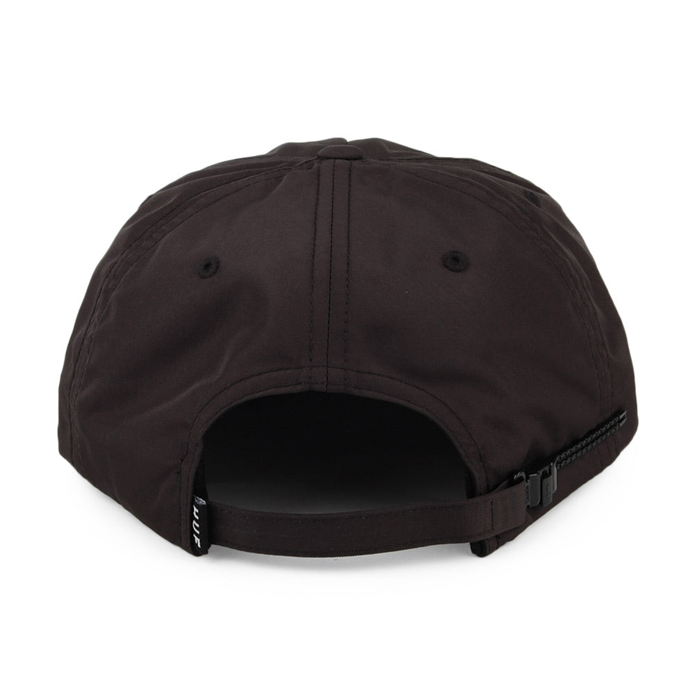 HUF Issue Zip Back Baseball Cap - Black