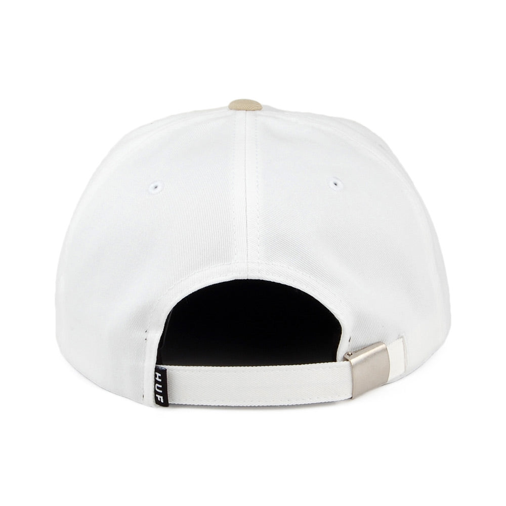 HUF 1993 Logo Cotton Strapback Cap - White