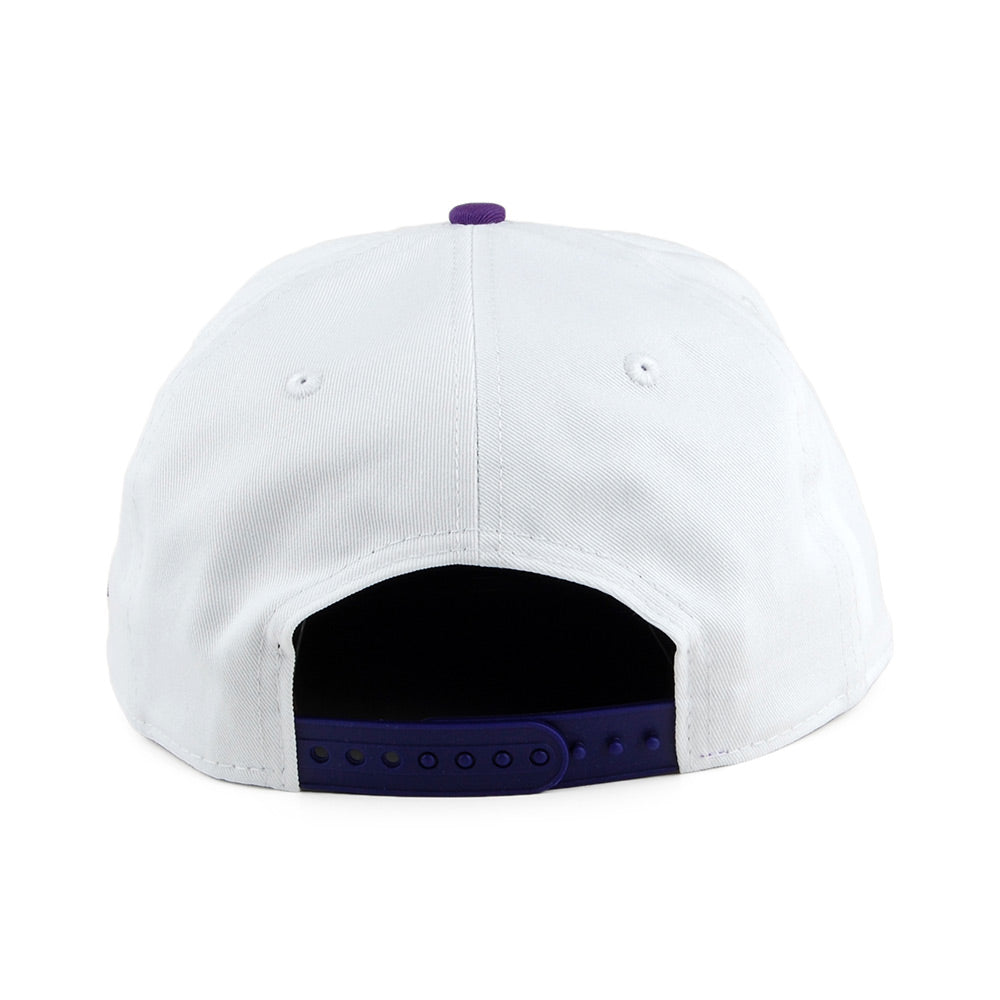 New Era 9FIFTY L.A. Lakers Snapback Cap - Retro NBA - White-Purple