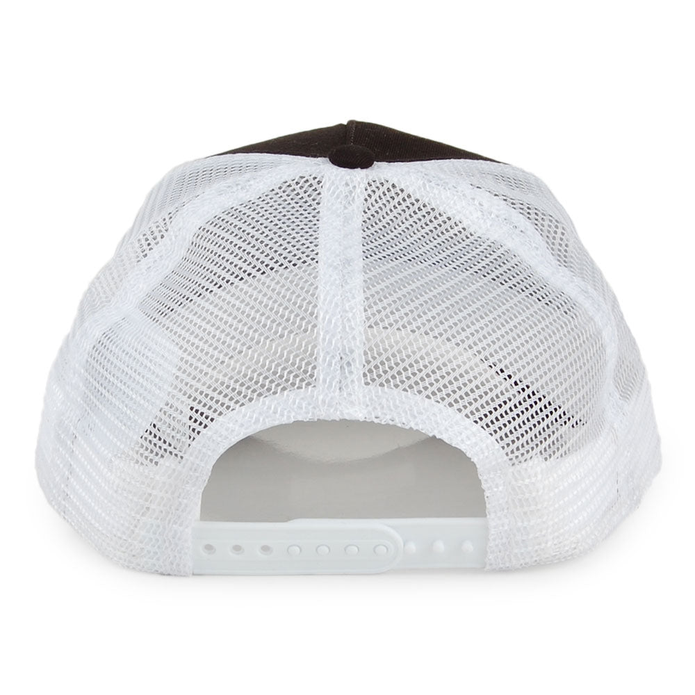 New Era Trucker Cap - Oval Script - Black