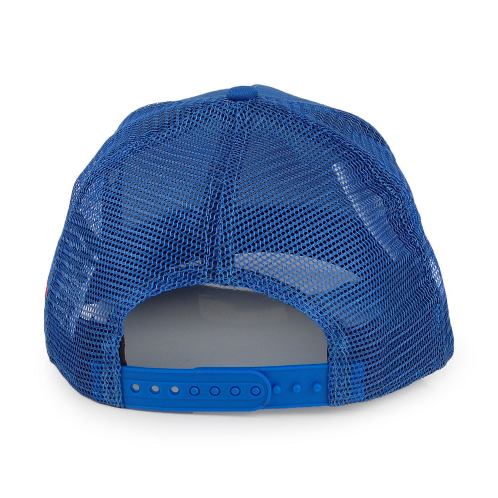 New Era Captain America A-Frame Trucker Cap - Character Patch - Blue