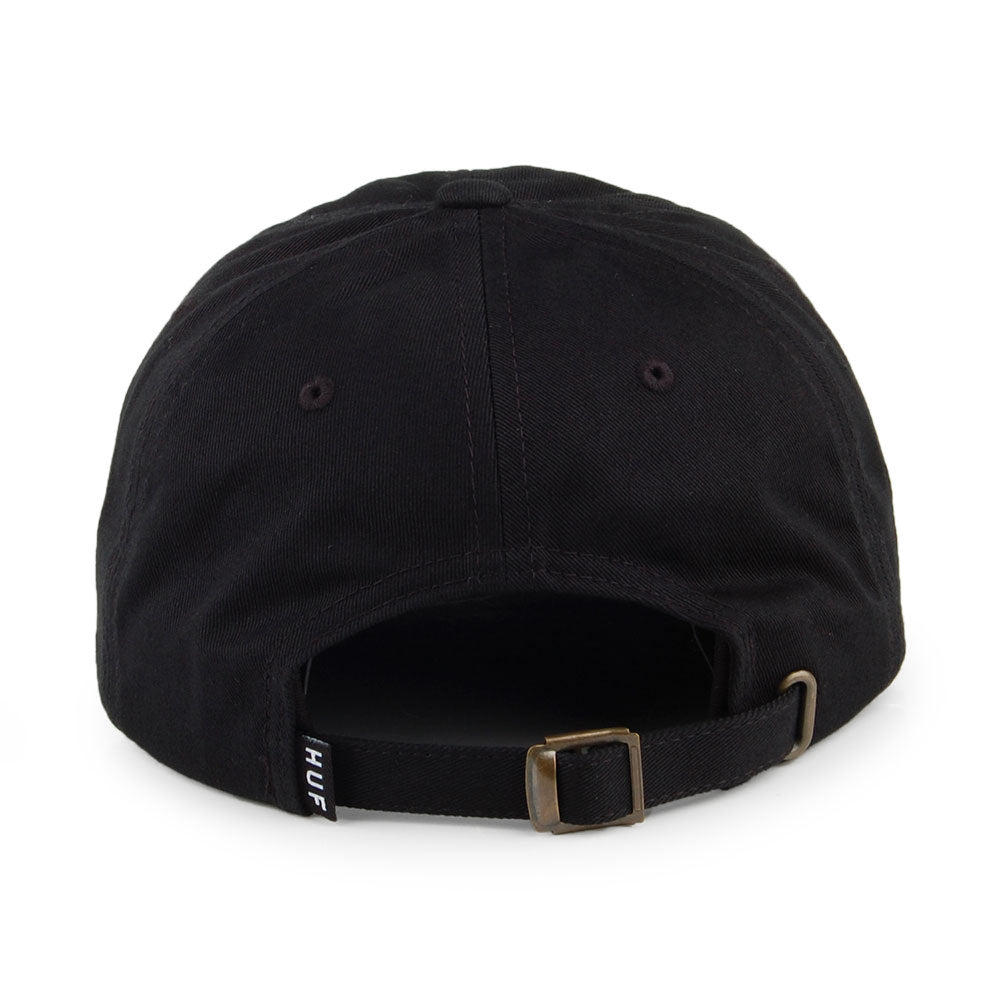 HUF Mini Triple Triangle Curved Visor Baseball Cap - Black