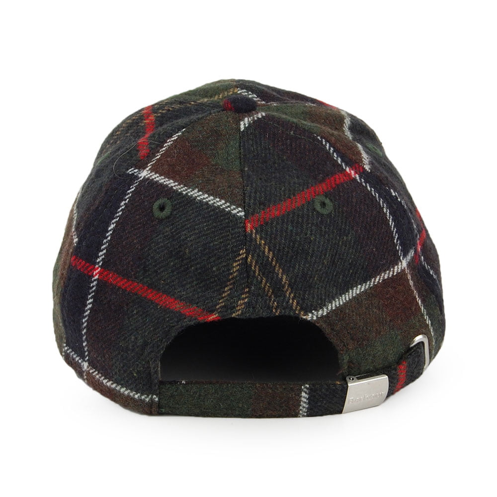 Barbour Hats Galingale Tartan Baseball Cap - Navy-Olive