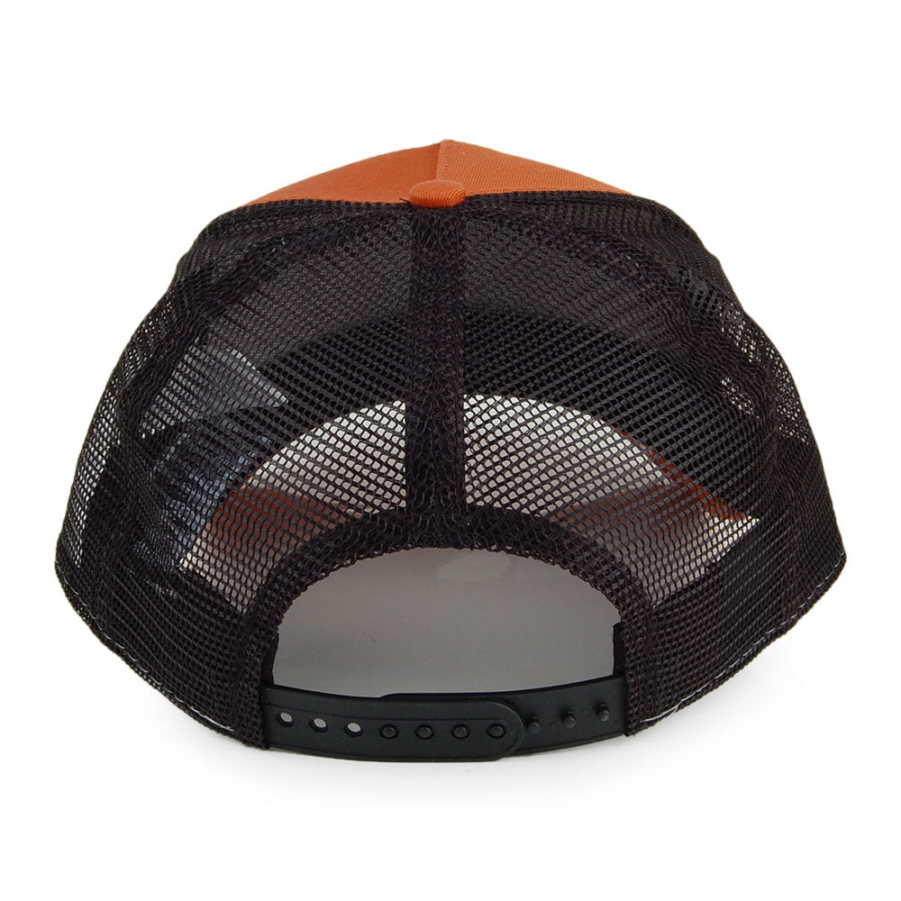 New Era New York Yankees A-Frame Trucker Cap - MLB League Essential - Rust-Black