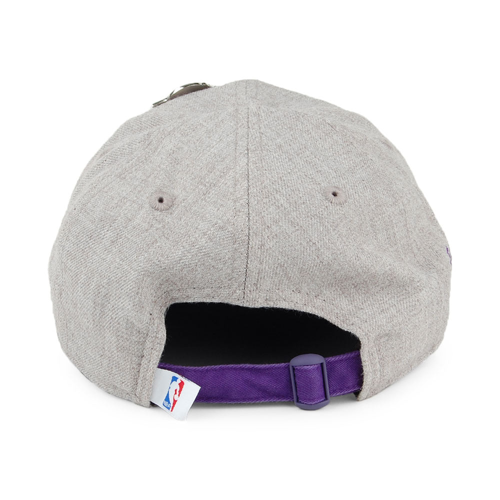 New Era 9TWENTY L.A. Lakers Baseball Cap - NBA Draft - Heather Grey