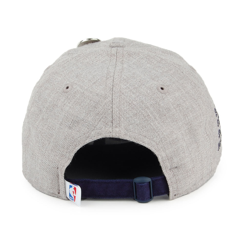 New Era 9TWENTY Denver Nuggets Baseball Cap - NBA Draft - Heather Grey