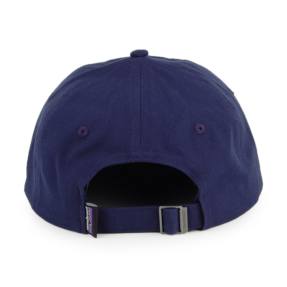 Patagonia Hats P-6 Label Organic Cotton Canvas LoPro Trad Baseball Cap - Navy Blue