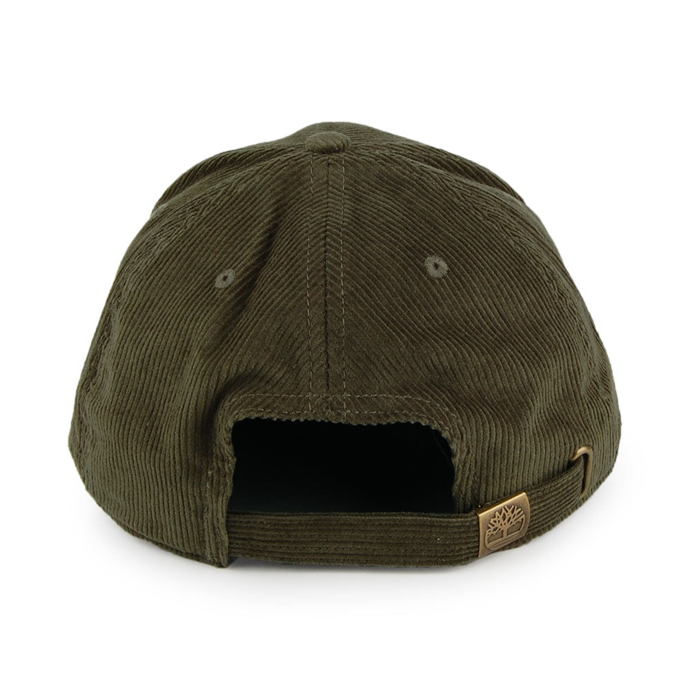 Timberland Hats Corduroy Logo Baseball Cap - Olive
