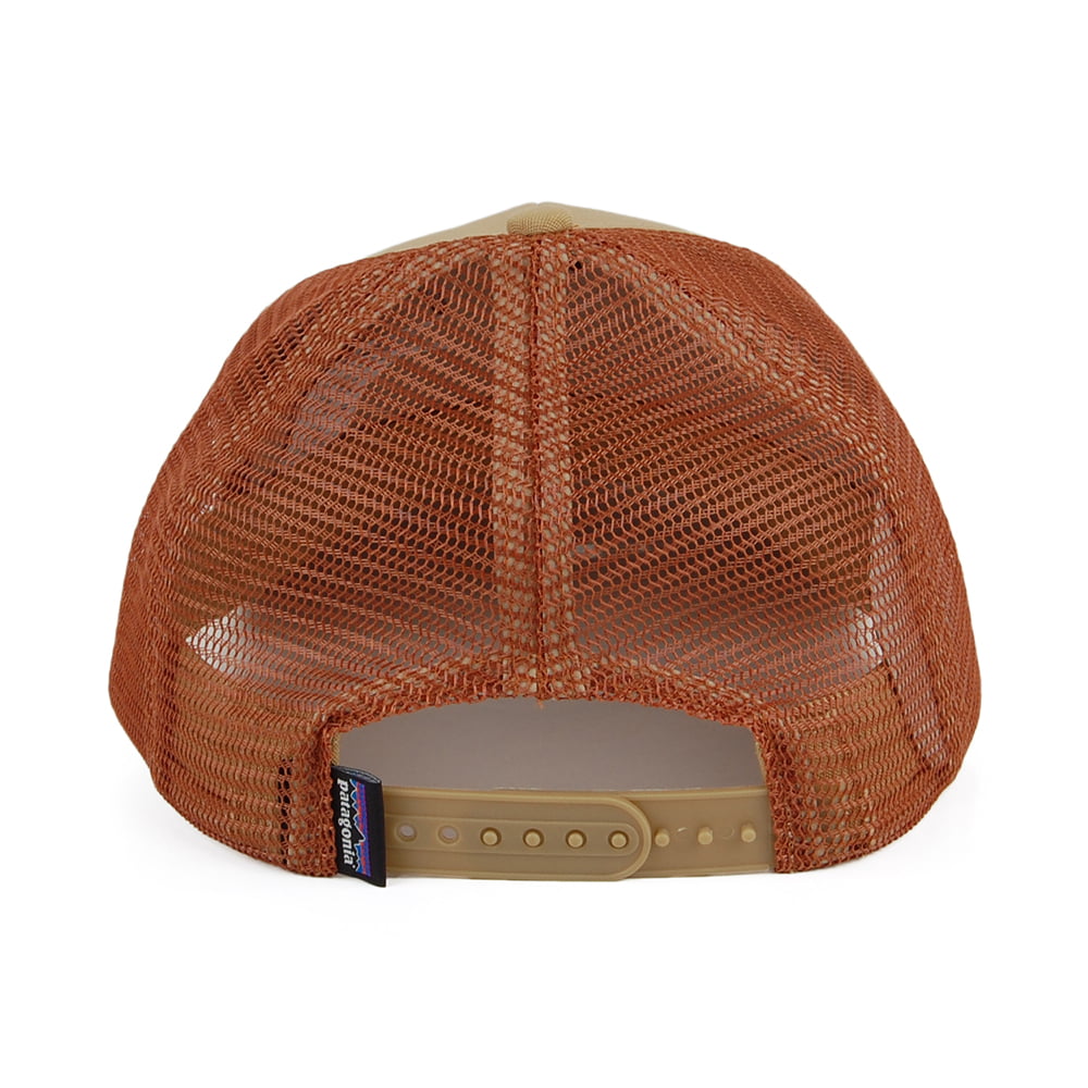 Patagonia Hats P-6 Logo Organic Cotton LoPro Trucker Cap - Tan-Brown