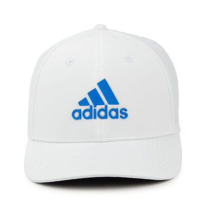 Adidas Golf Tour Fitted Baseball Cap - White-Blue