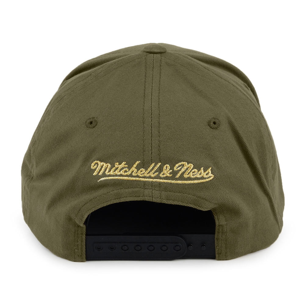 Mitchell & Ness Toronto Raptors Snapback Cap - Captain - Olive