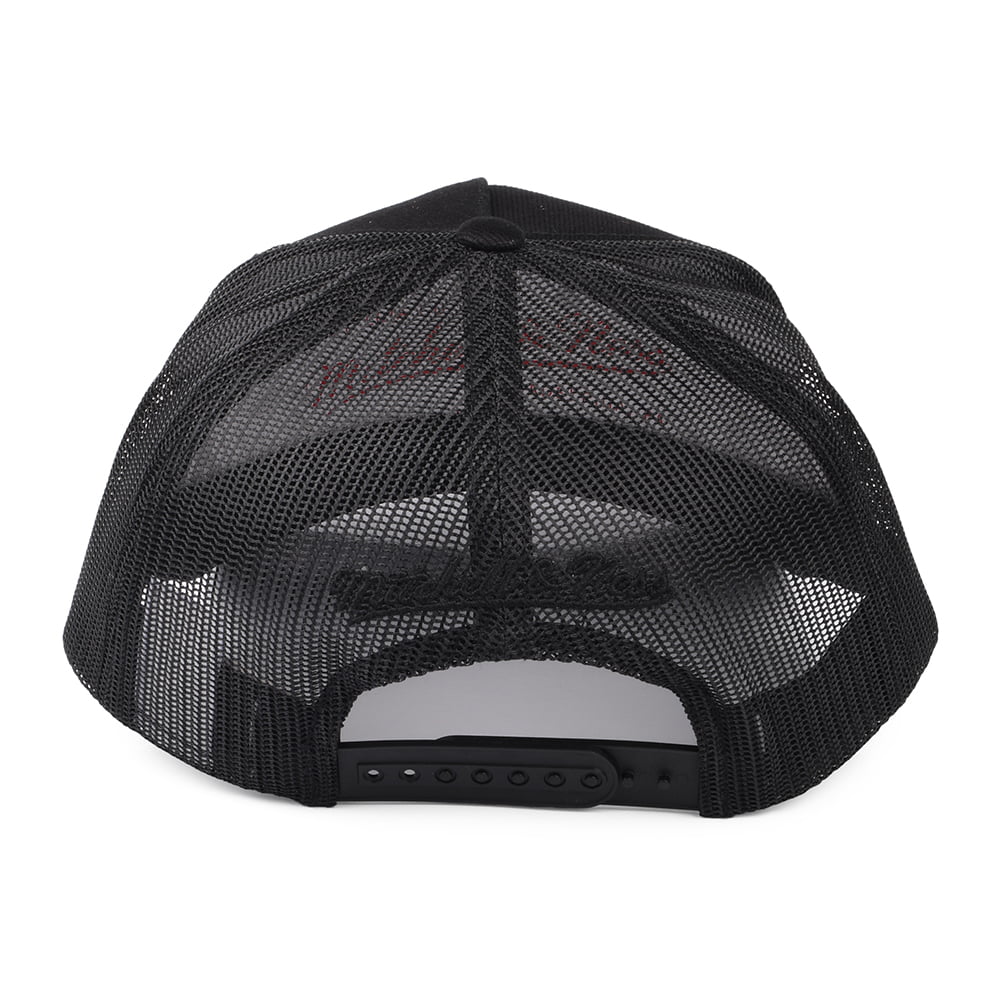 Mitchell & Ness Branded Box Logo Classic Trucker Cap - Black