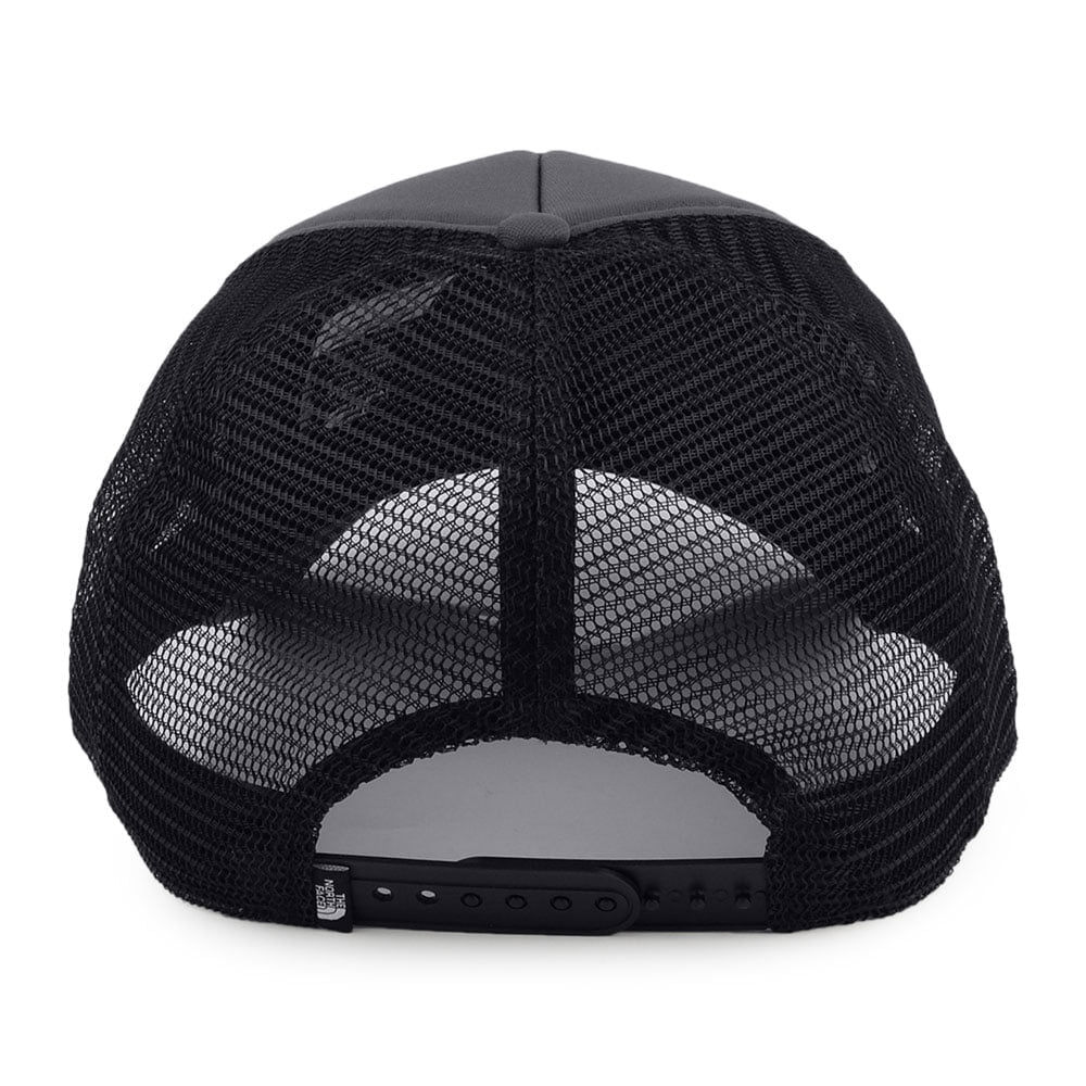 The North Face Hats TNF Logo Deep Fit Trucker Cap - Grey-Black