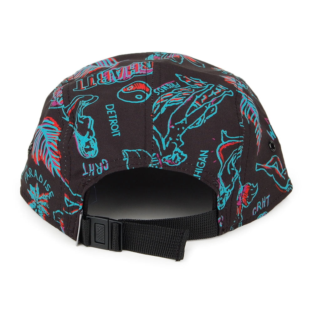 Carhartt WIP Hats Paradise 5 Panel Cap - Black-Multi