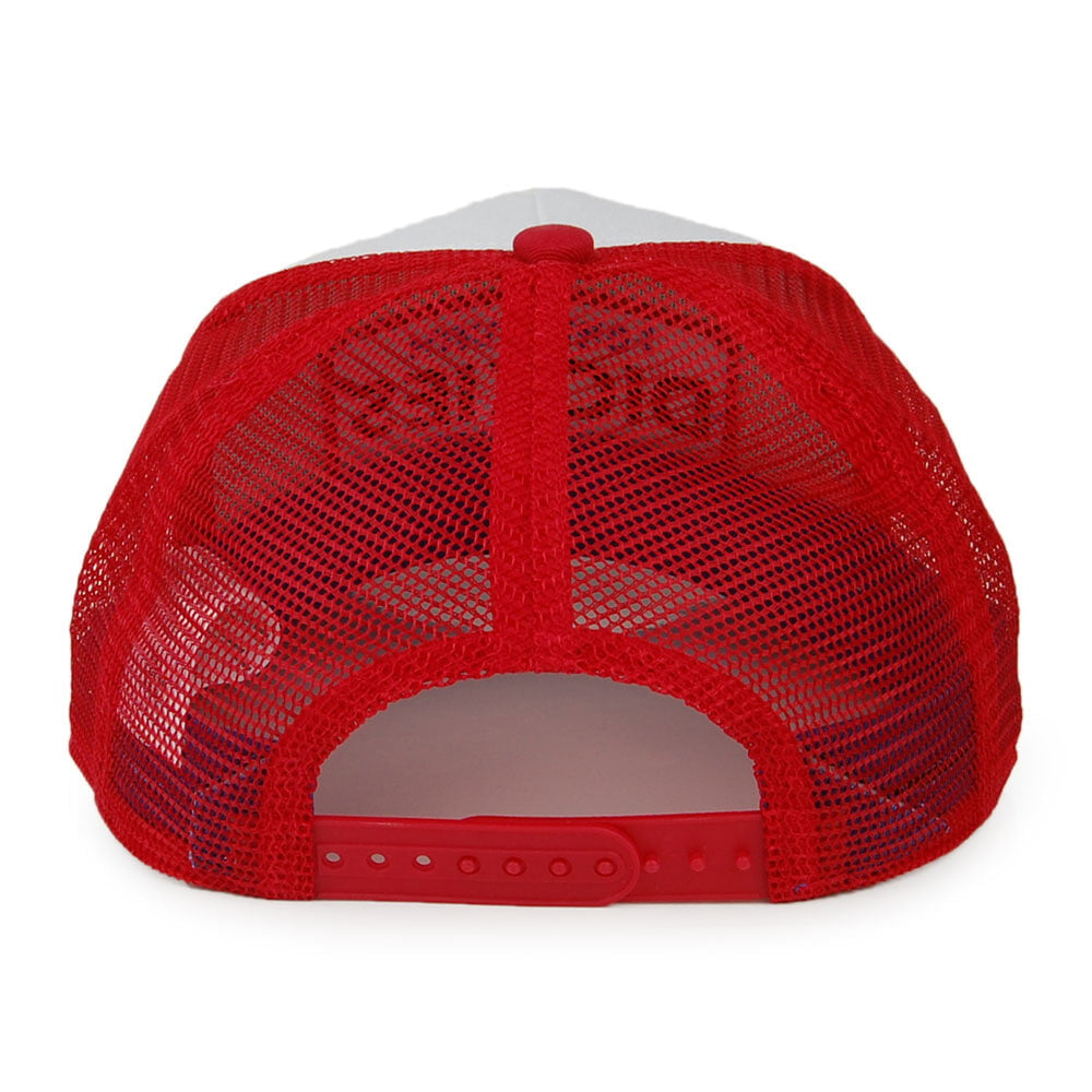 Dickies Hats Millen Trucker Cap - White-Red