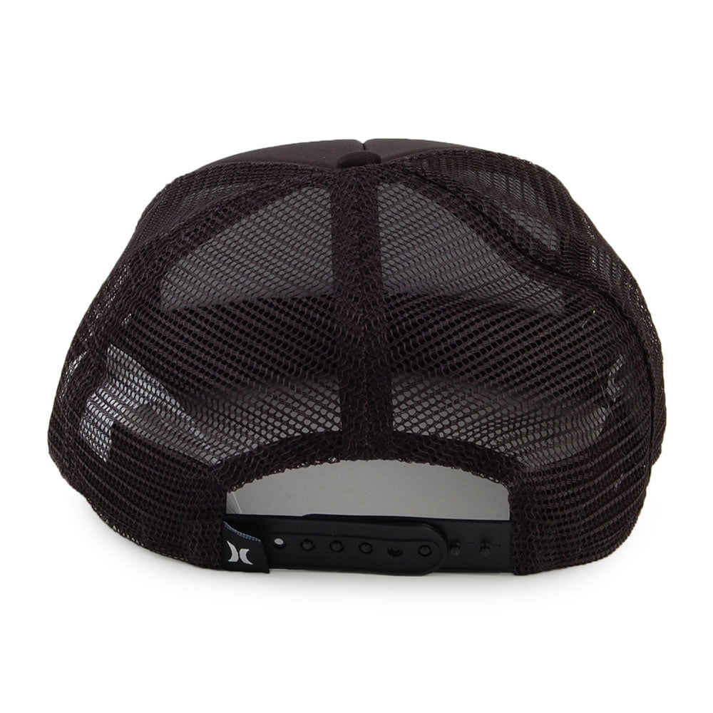 Hurley Hats One & Only Square Trucker Cap - Black