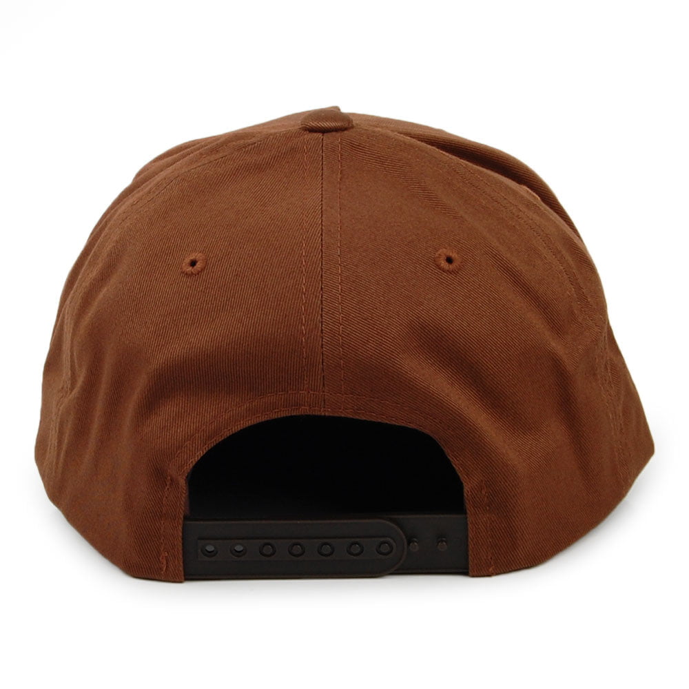Brixton Hats Oath 110 Medium Profile Snapback Cap - Brown