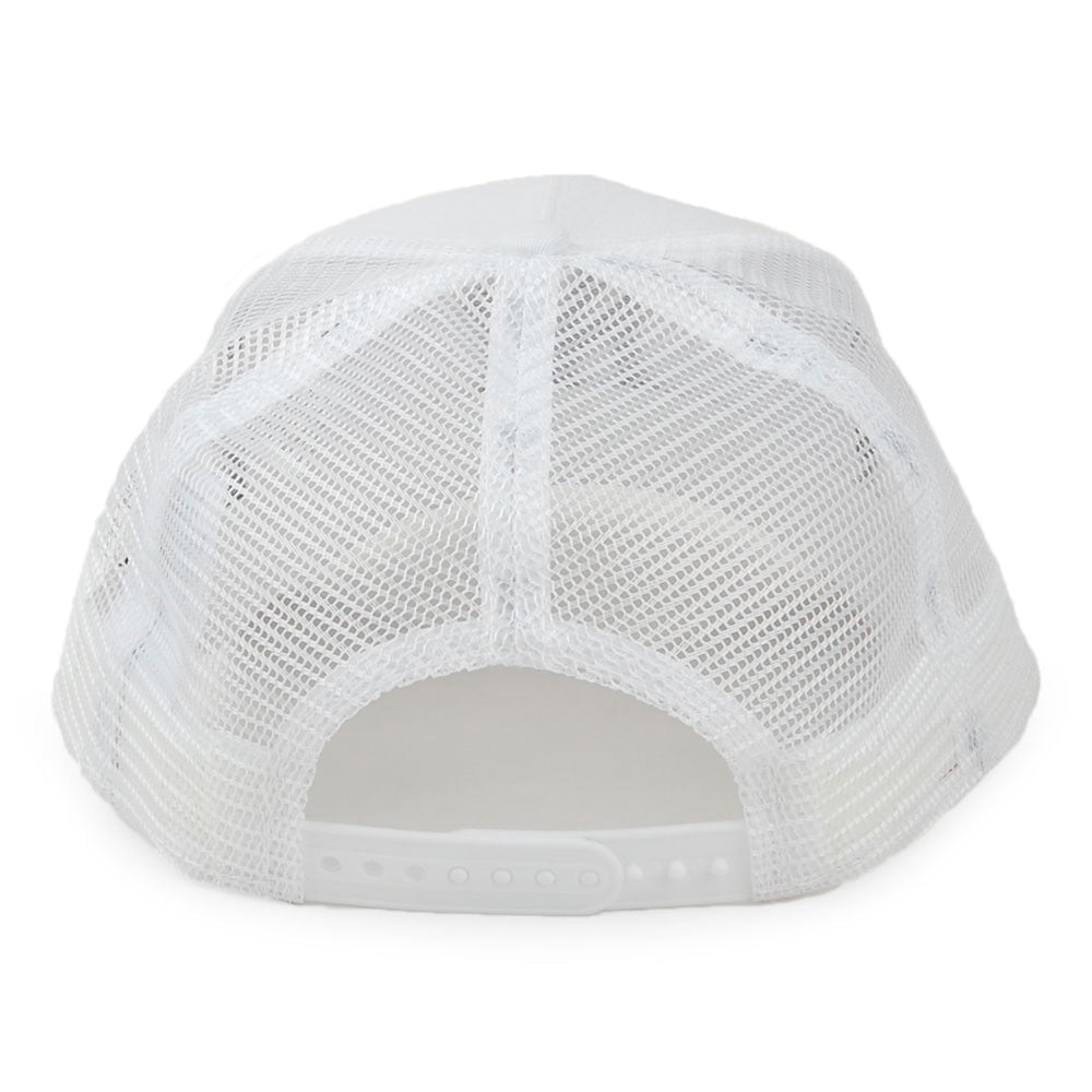 New Era 9FORTY New York Yankees A-Frame Trucker Cap - MLB League Essential - White-Black