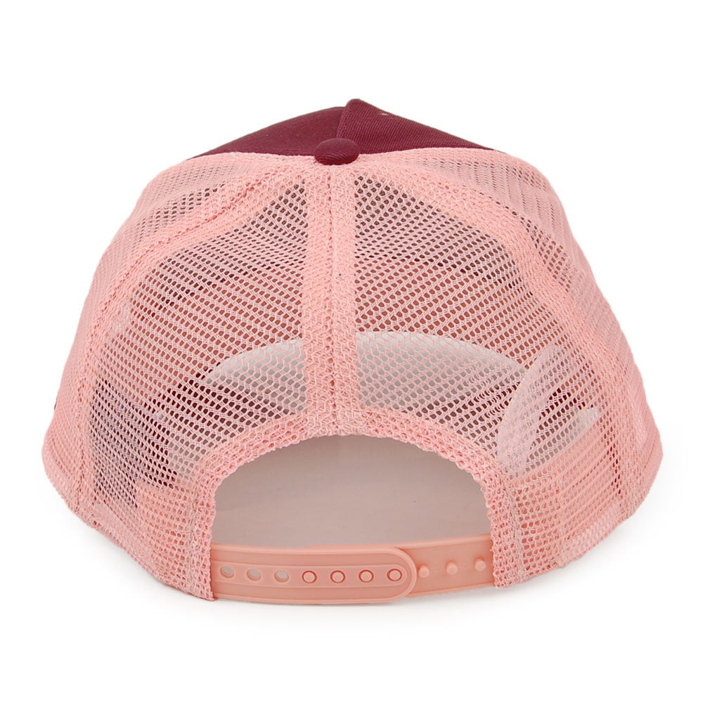 New Era A-Frame Trucker Cap - Borough The Bronx - Burgundy