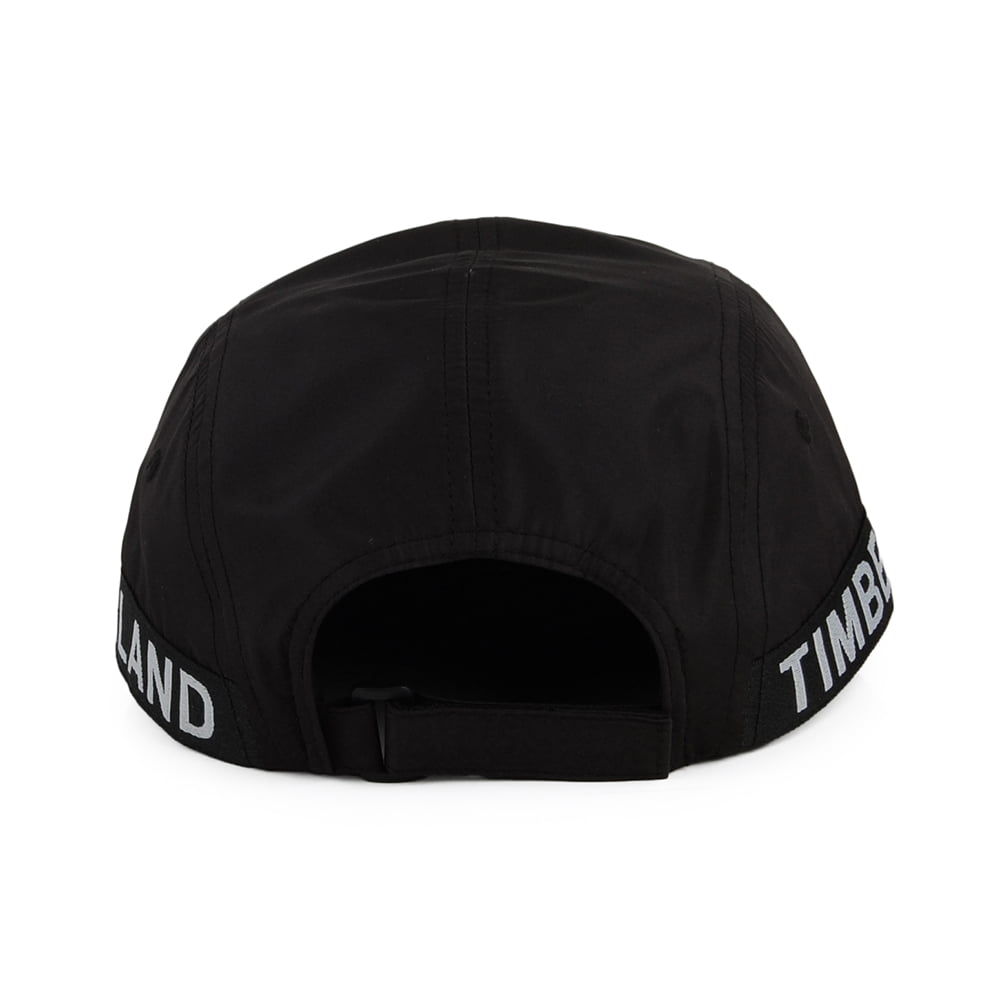 Timberland Hats Jacquard Logo 5 Panel Cap - Black