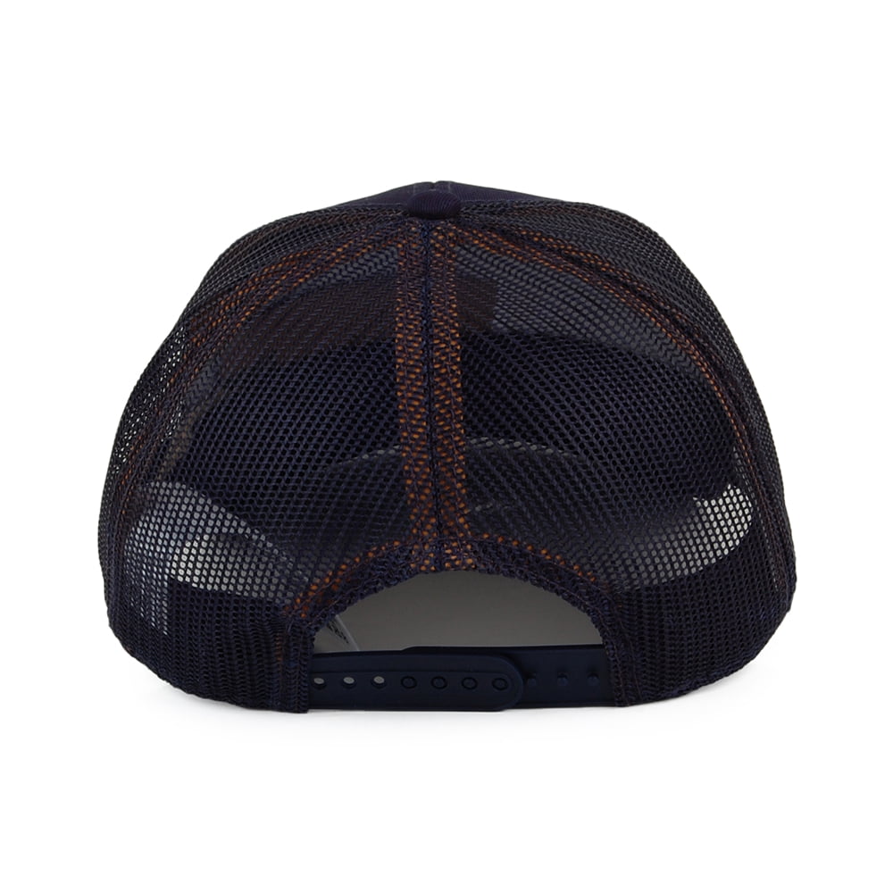 Timberland Hats Printed Logo Patch Trucker Cap - Navy Blue