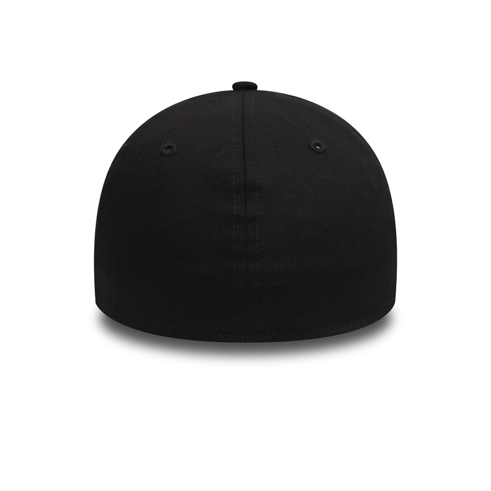 New Era 39THIRTY L.A. Dodgers Baseball Cap - MLB League Essential - Black-Yellow