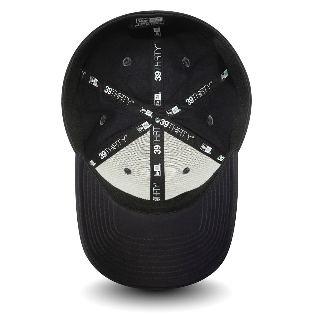 New Era 39THIRTY Baseball Cap - Cursive Logo - Navy Blue