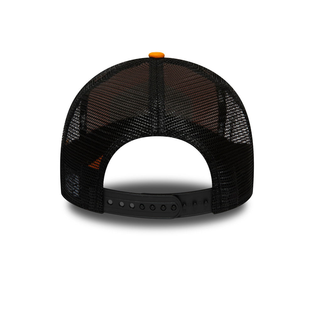 New Era Star Patch Trucker Cap - Orange