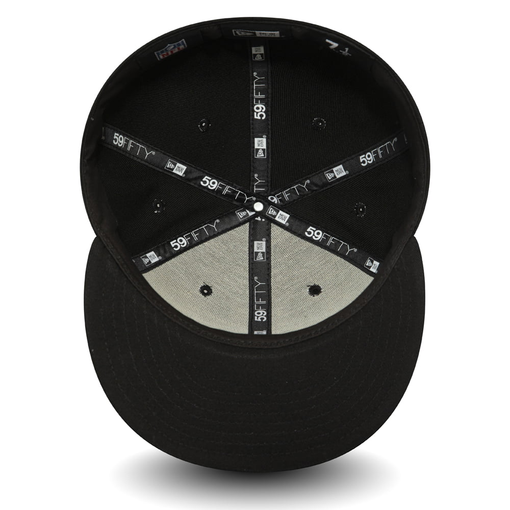 New Era 59FIFTY Carolina Panthers Baseball Cap - NFL Team Tonal Shadow Logo - Black