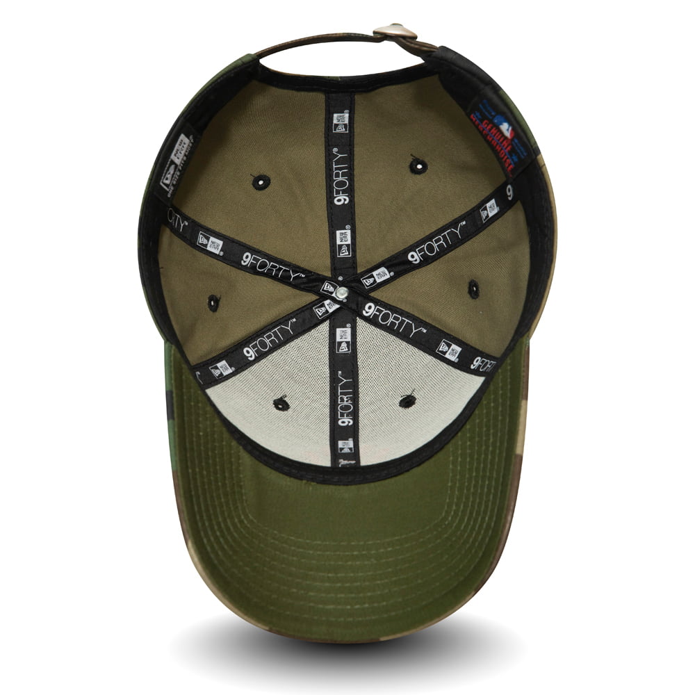 New Era 9FORTY New York Yankees Baseball Cap - MLB Camo Essential - Camouflage-Orange