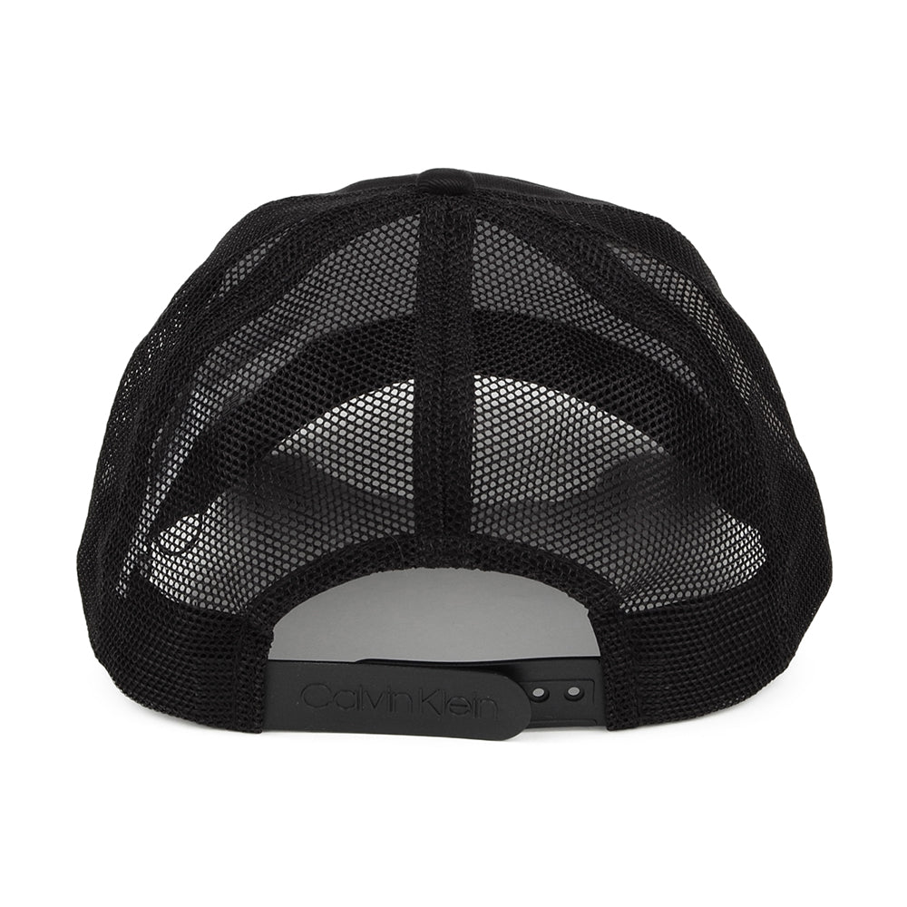 Calvin Klein Hats High Raised Trucker Cap - Black