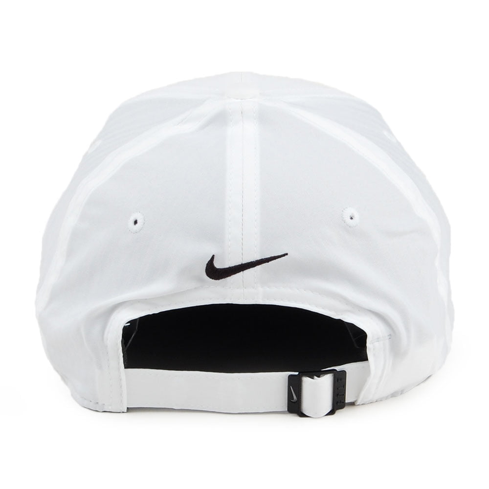 Nike Golf Hats Legacy 91 Tech Tonal Stripes Baseball Cap - White