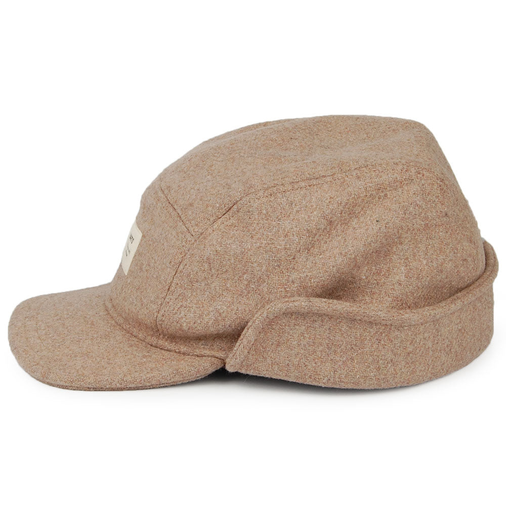 Barts Hats Samuen Earflap 5 Panel Cap - Sand