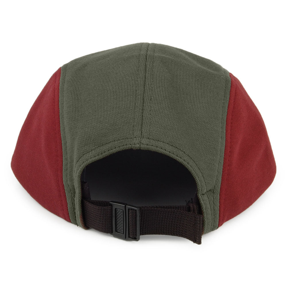 Carhartt WIP Hats Tricol 5 Panel Cap - Navy-Olive-Burgundy