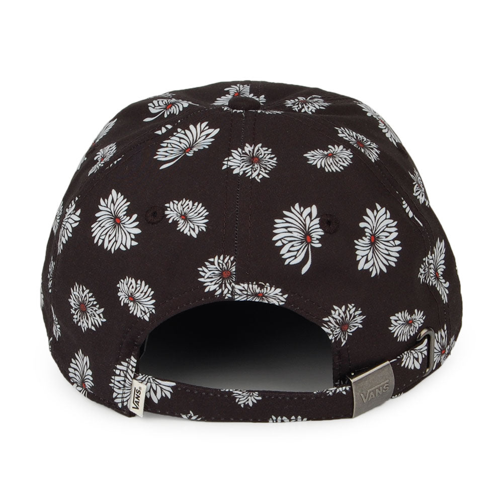 Vans Hats Court Side Printed Daisy Baseball Cap - Black-White